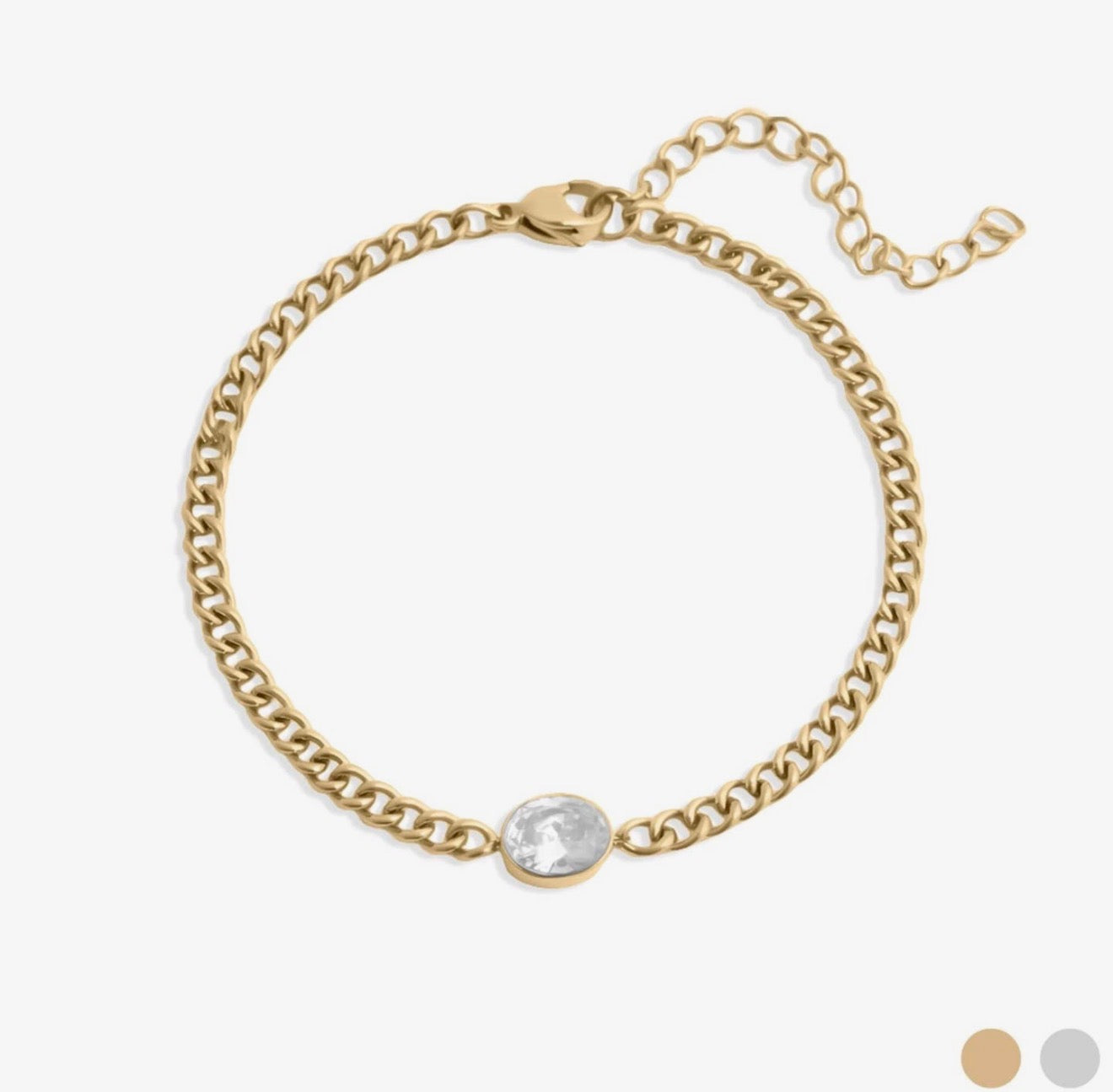 Gold CZ Bracelet