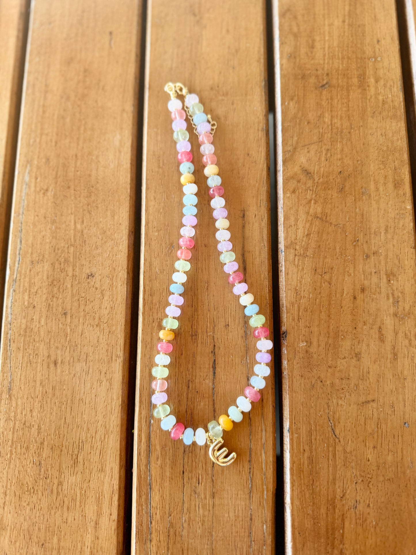 Sherbet Swirl Initial