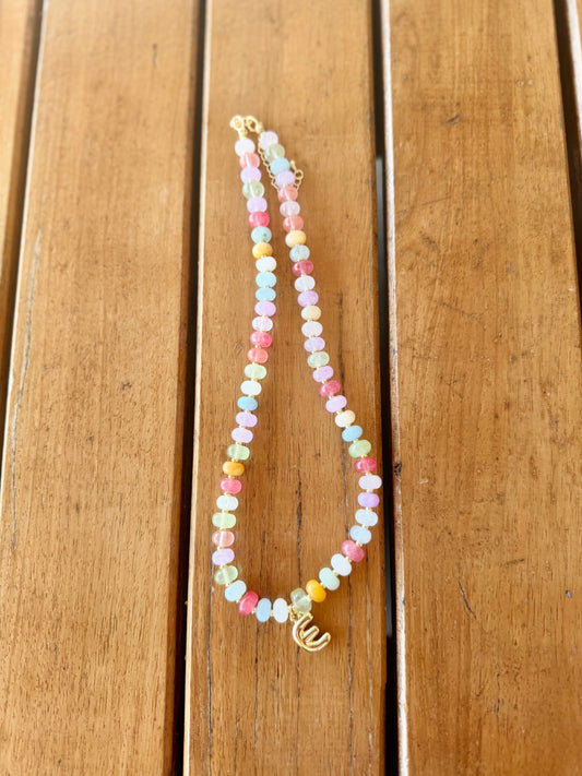 Sherbet Swirl Initial
