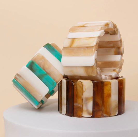 Marbled Resin Bracelet