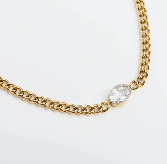 Gold CZ Bracelet