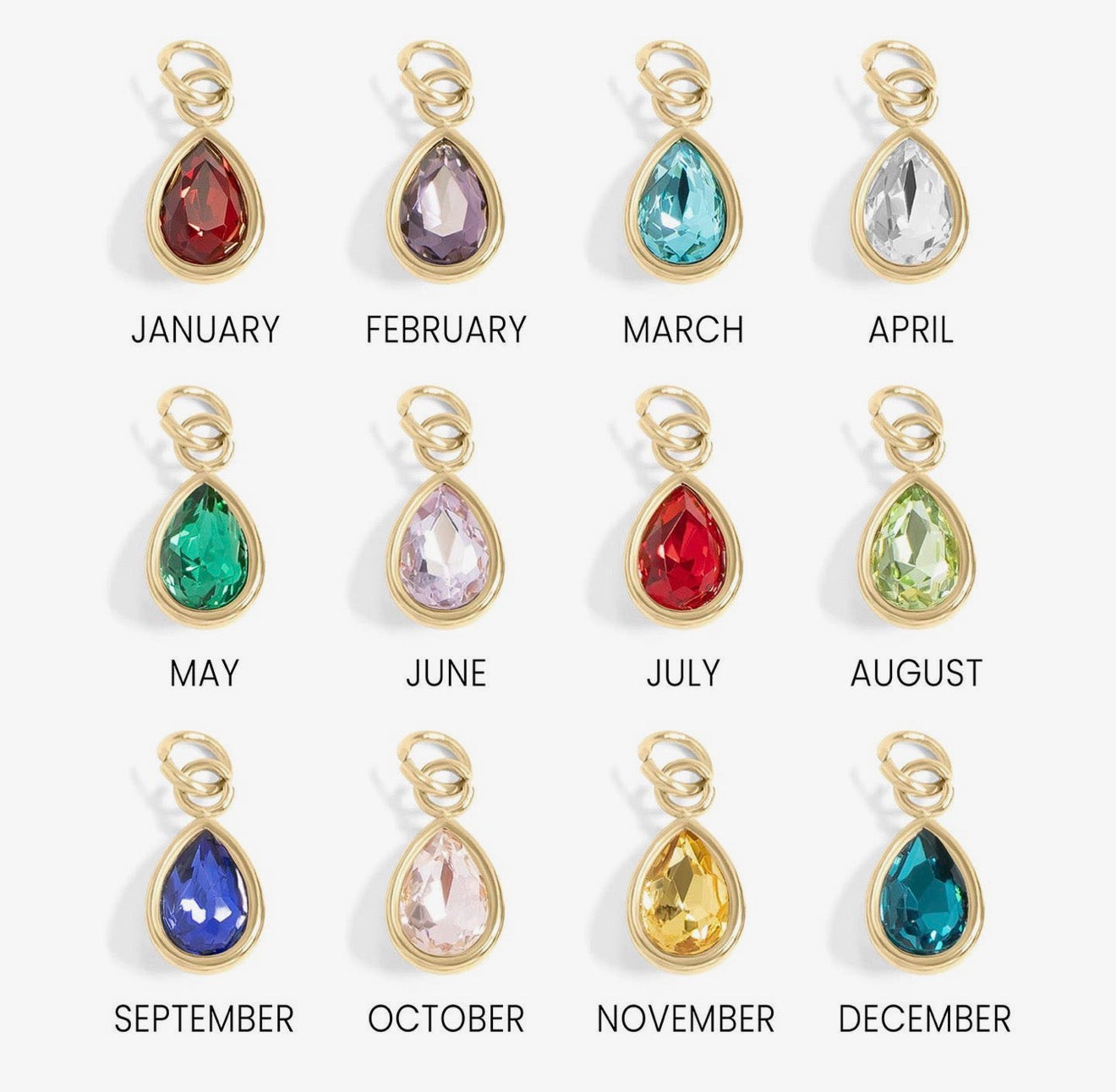 Birthstone PVD Charm