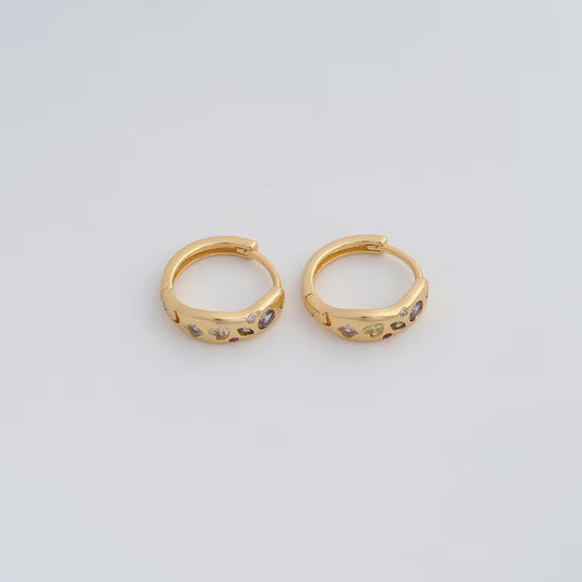 Dainty Gold Huggie Earrings